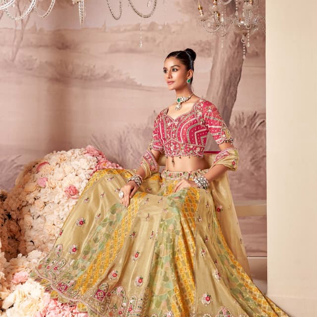Gold Lehenga