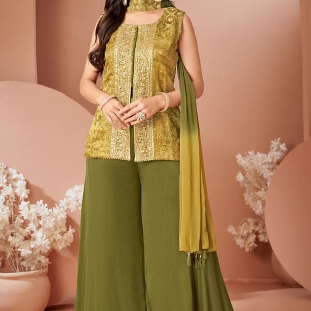 Gold Salwar Suite