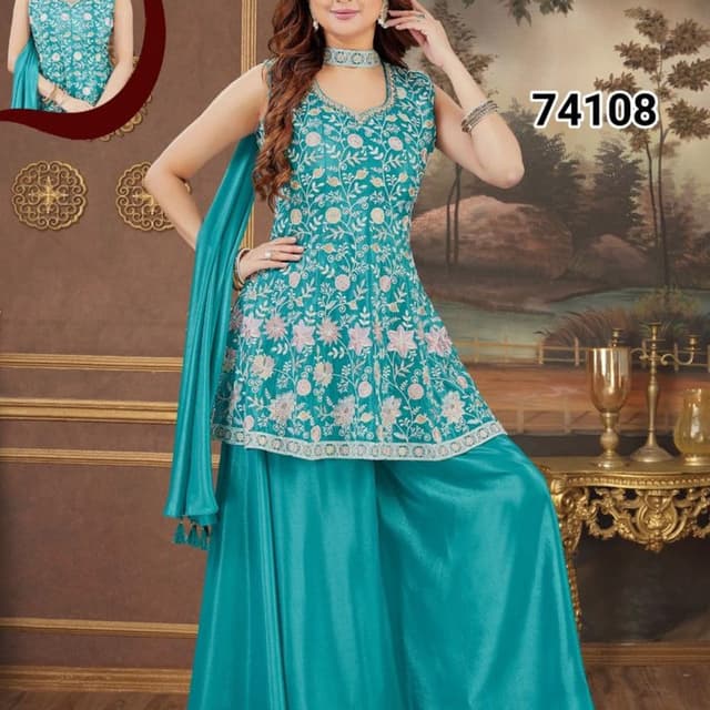 Green Salwar Suite