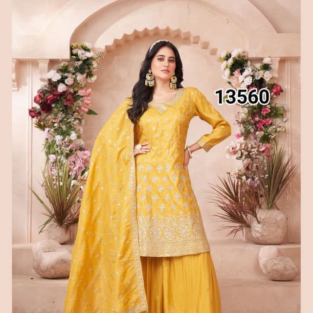 Yellow Salwar Suite