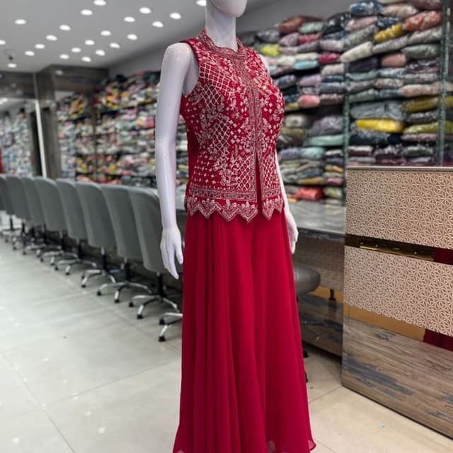Red Salwar Suite