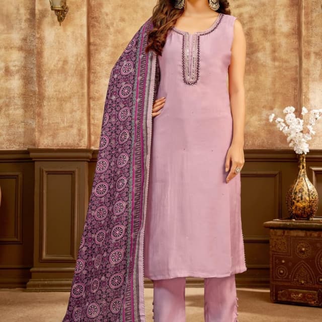 Purple Salwar Suite
