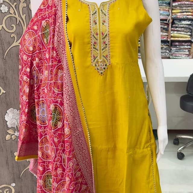 Yellow Salwar Suite