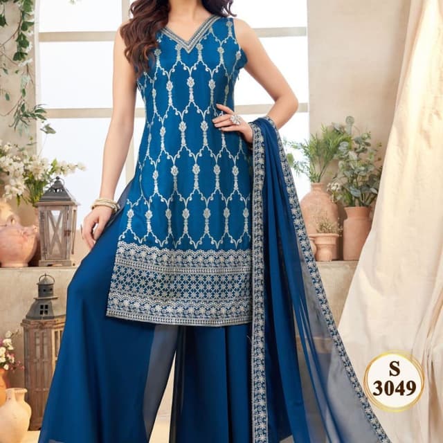Blue Salwar Suite