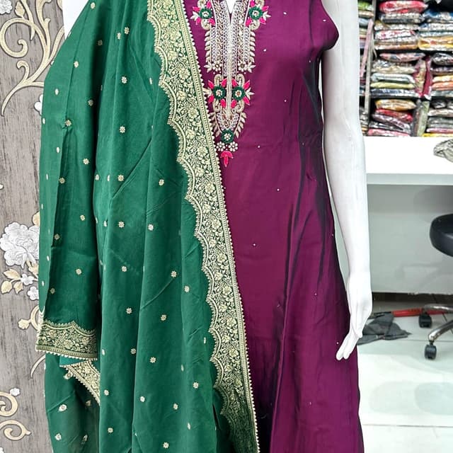 Green Salwar Suite