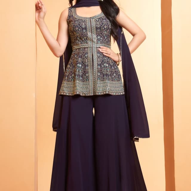 Blue Salwar Suite