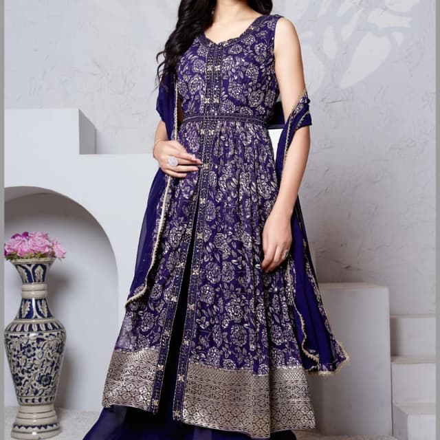 Purple Salwar Suite