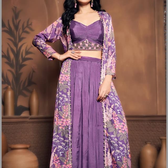 Purple Lehenga