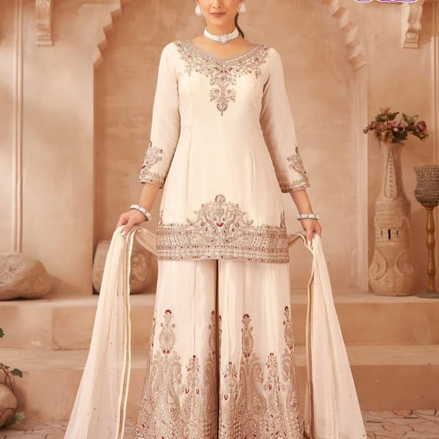 White Salwar Suite