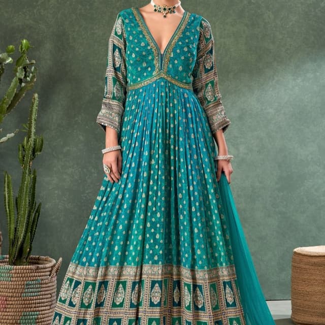 Green Salwar Suite