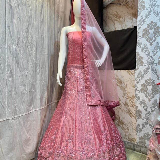 Pink Lehenga Choli