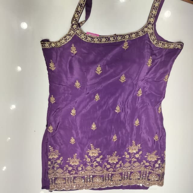 Purple and Gold Top