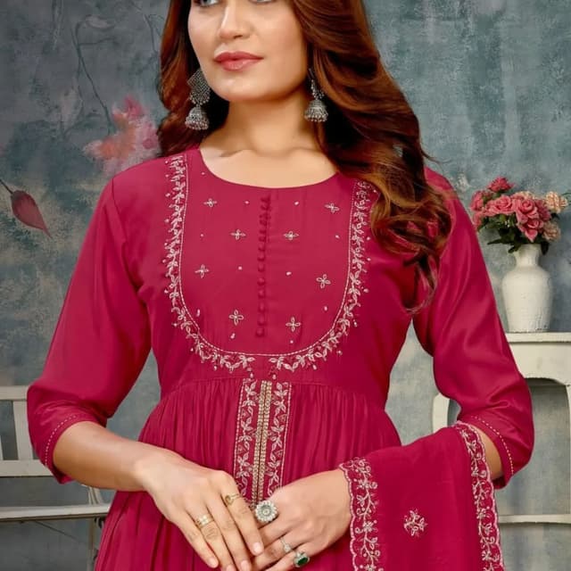 Magenta Kurti