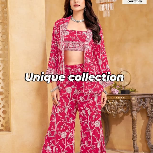 Red and White Co-ord Set