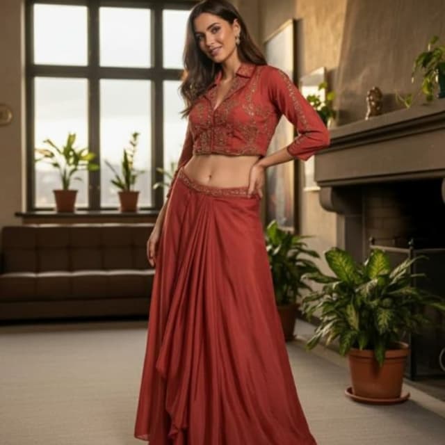 Red Lehenga Choli
