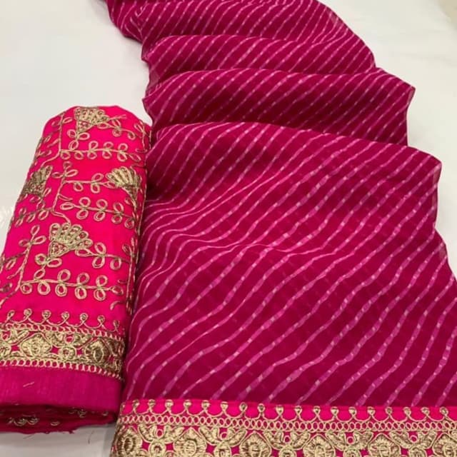 Georgette saree