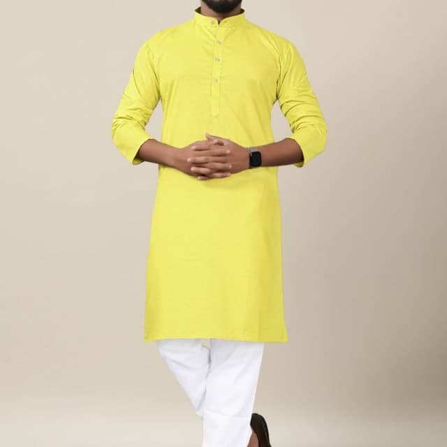 Yellow kurta