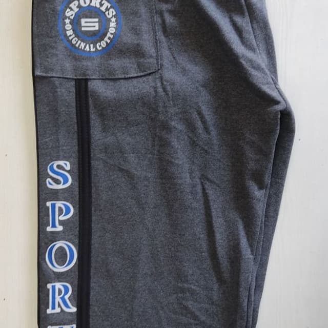 Grey, Blue, White Sweatpants