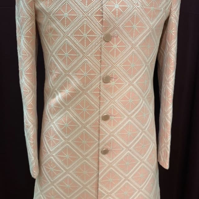 Pale peach and white Jacket