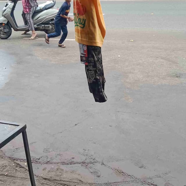 Yellow Navy Blue Jeans