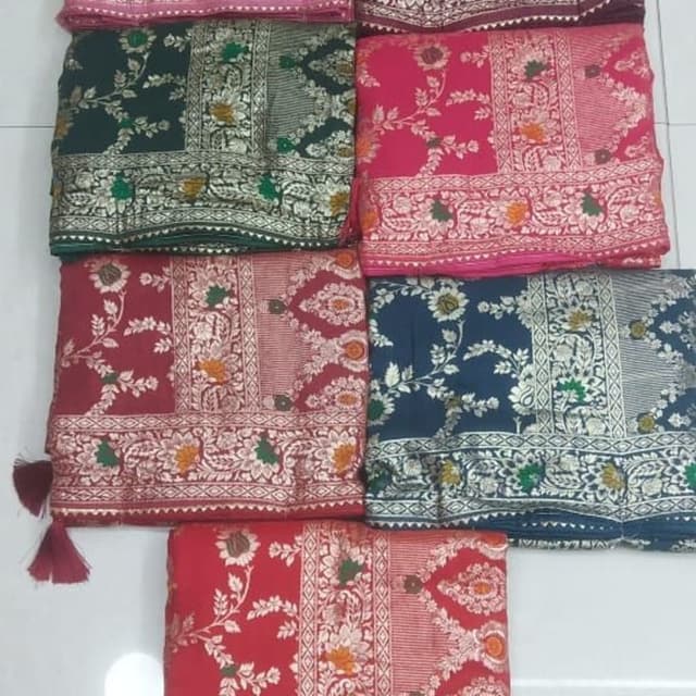 Surat made dola silk Saree