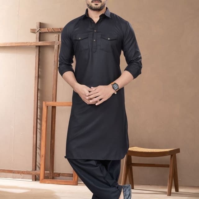 Black Kurta with Salwar