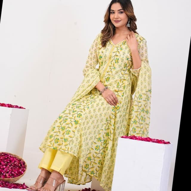 Light Green Salwar Suite