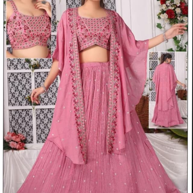 Magenta Lehenga