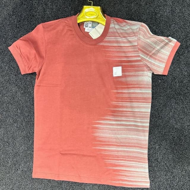 Salmon pink and White T-shirt