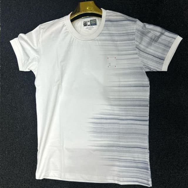 White and Gray T-Shirt