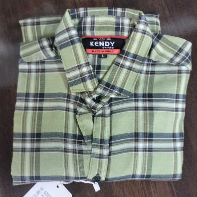 Green, Black, White Shirt