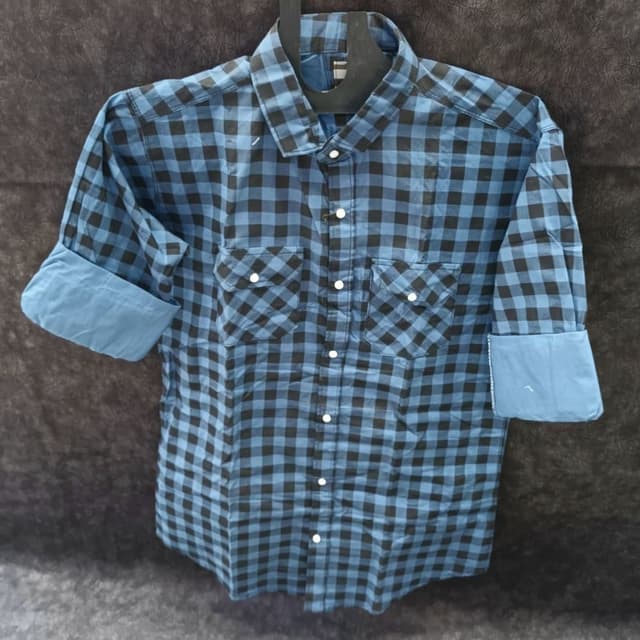 Blue and black Shirt