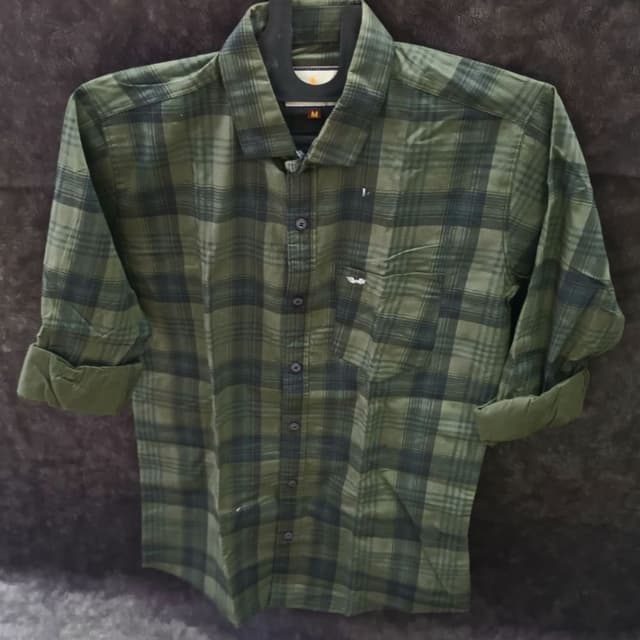 Green and Dark Green Shirt