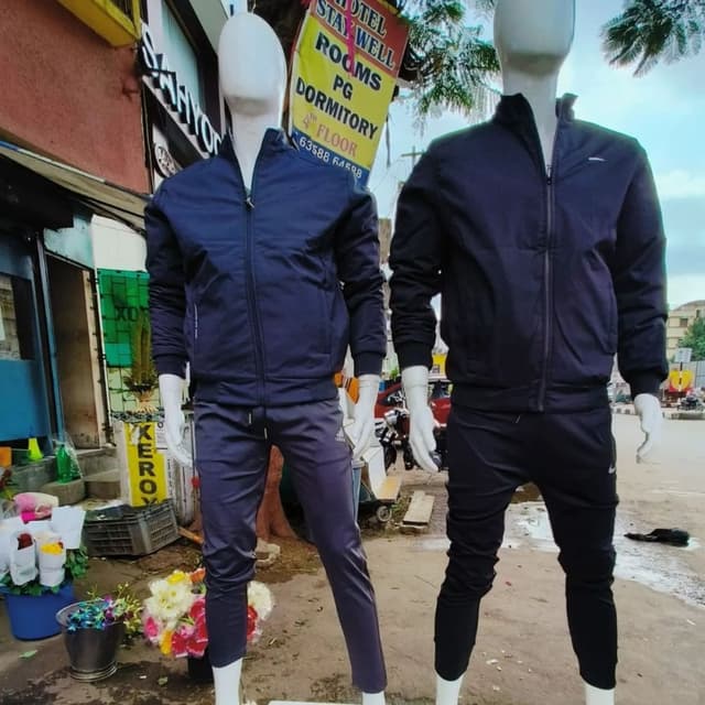 Navy blue and black Tracksuit