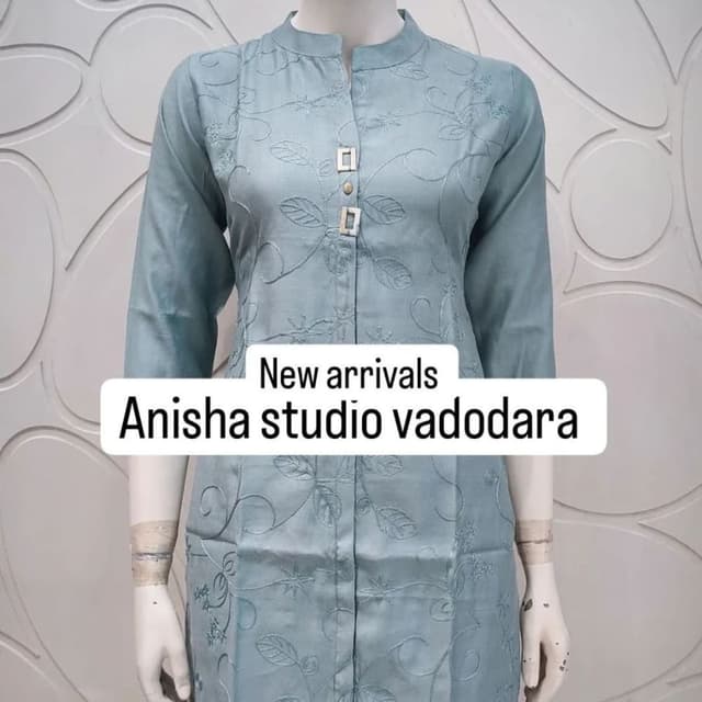 Light Blue Kurti