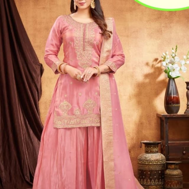 Hot pink Salwar Suite