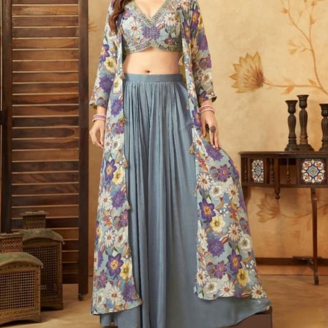 Light Blue Lehenga