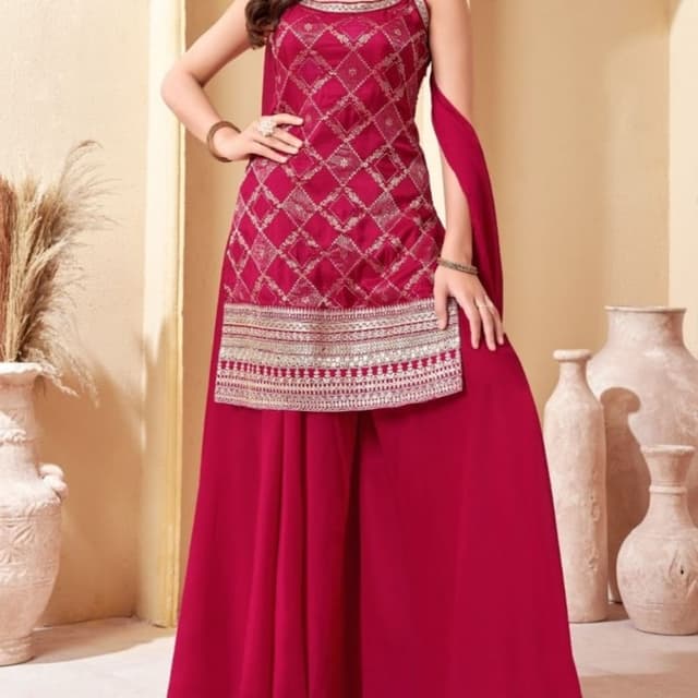 Maroon Salwar Suite