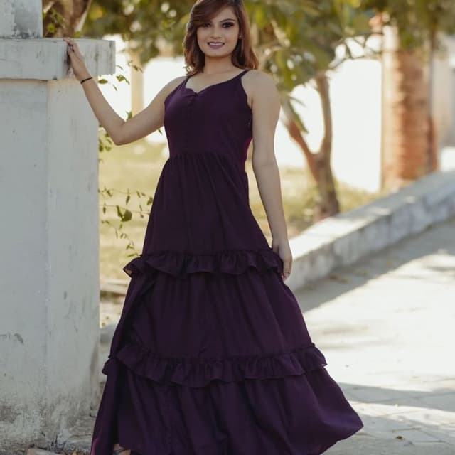 Deep purple Dress