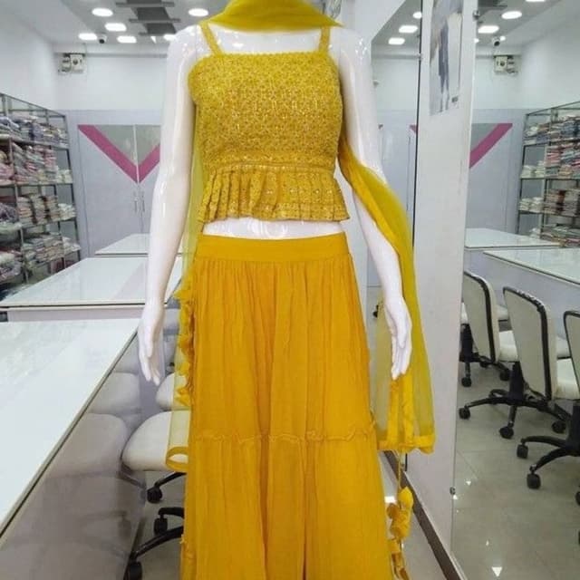 Yellow Lehenga Choli