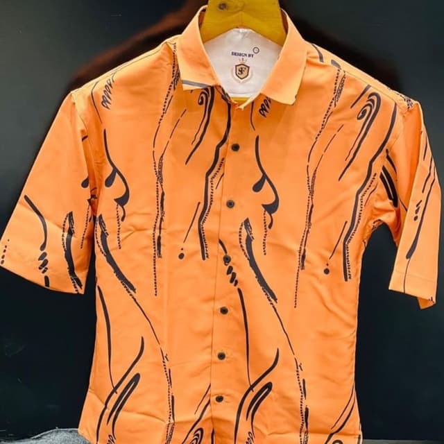 Yellow Dark Gray Shirt