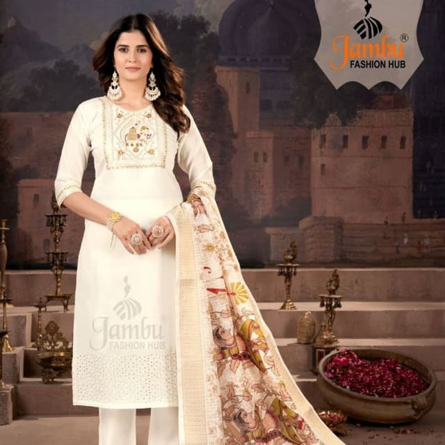 Heavy pair with organza dupata