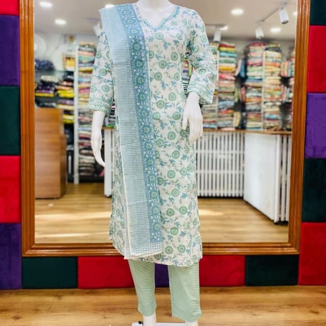 Light Green Salwar Suite