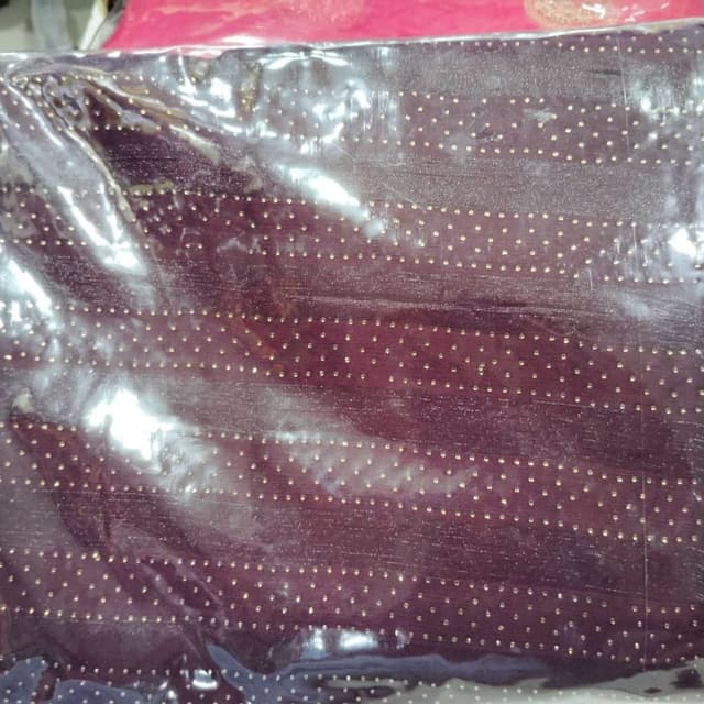 Deep maroon with gold Fabric