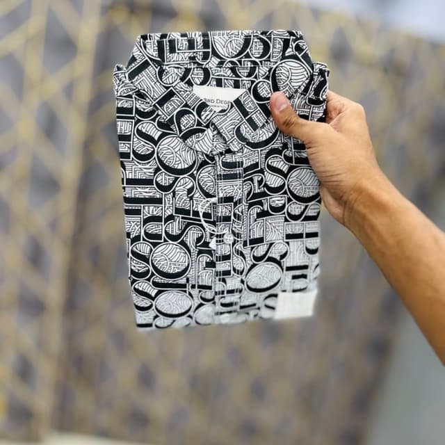 Black and White Shirt