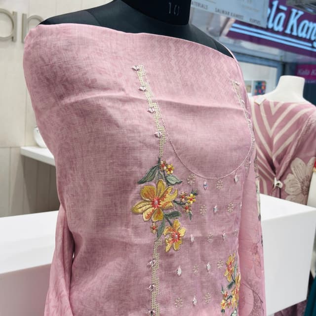 Pink, Yellow, Green Kurti