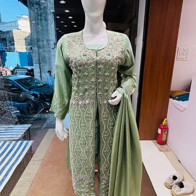 Light Green Salwar Suite