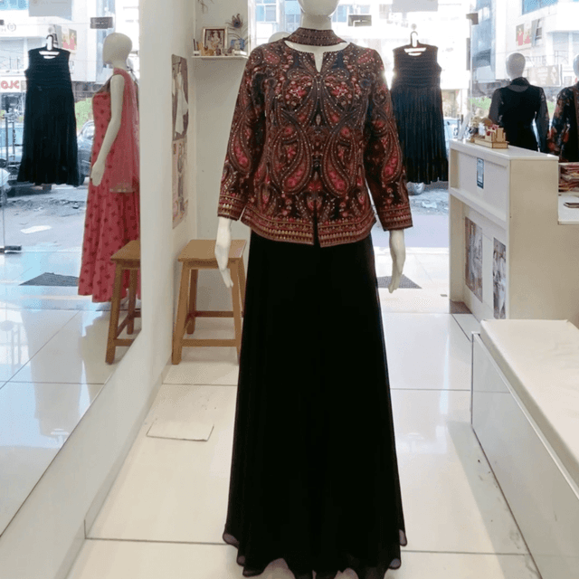 Navy Blue Salwar Suite