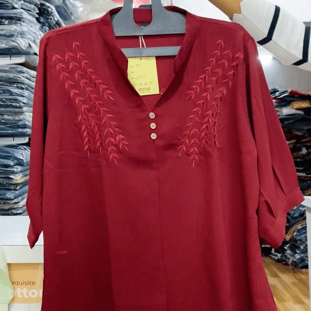 Maroon Topwear