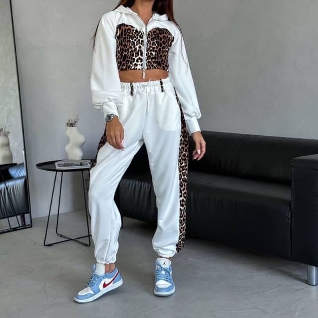 White, Brown, Black Tracksuit
